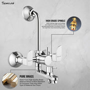 Alive 3-in-1 Wall Mixer Tap – by Specule